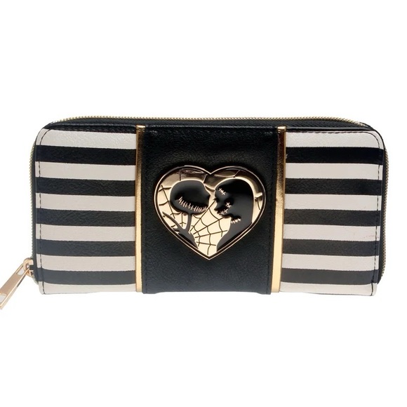 Jack Skellington Handbags - New Nightmare Before Christmas Jack & Sally Metal 💜 Wallet